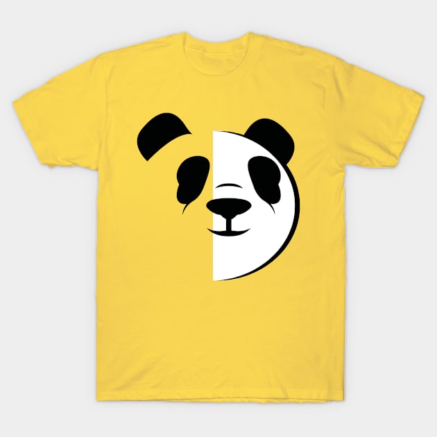 panda face art T-Shirt by FromBerlinGift